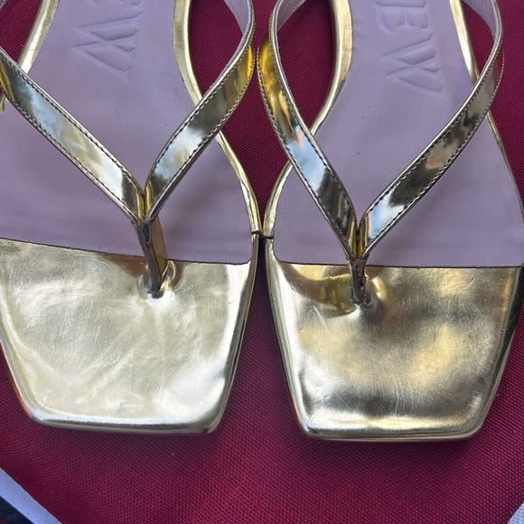 J Crew Capri Thong Sandals in Metallic leather - Picture 5 of 7